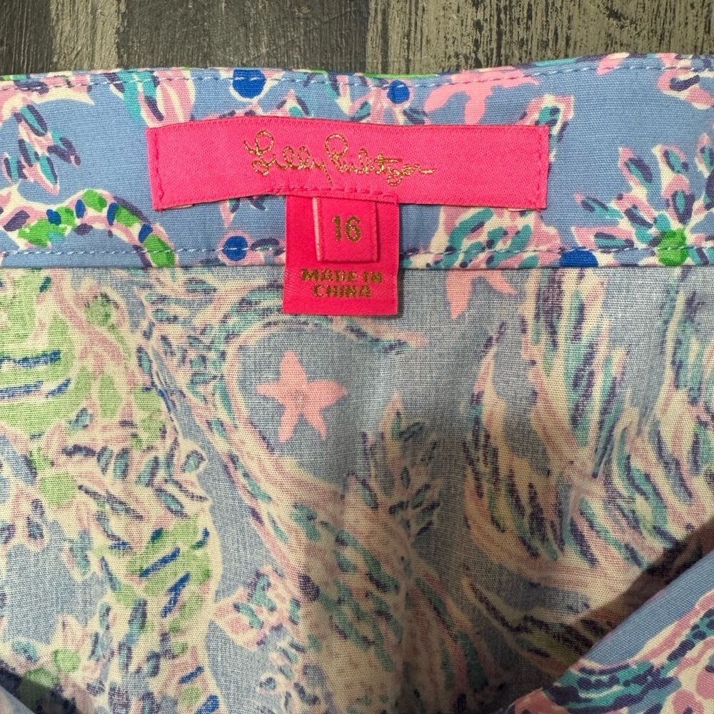 Lilly Pulitzer Rosalie Skirt Set in the "Blue Peri The Turtle Package” NWT - Picture 14 of 16